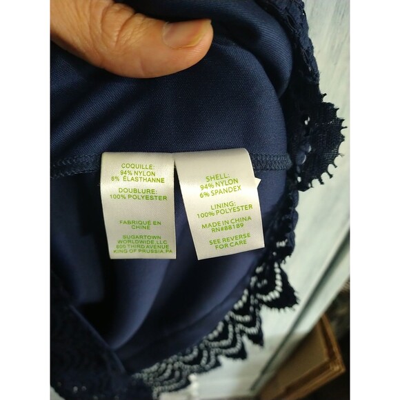 Lilly Pulitzer Crocheted Off The Shoulder Dress Blue Size Small Boho Cottage... - Picture 11 of 11